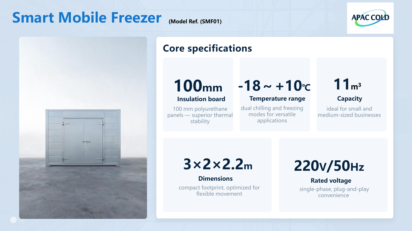 Smart Mobile Freezer